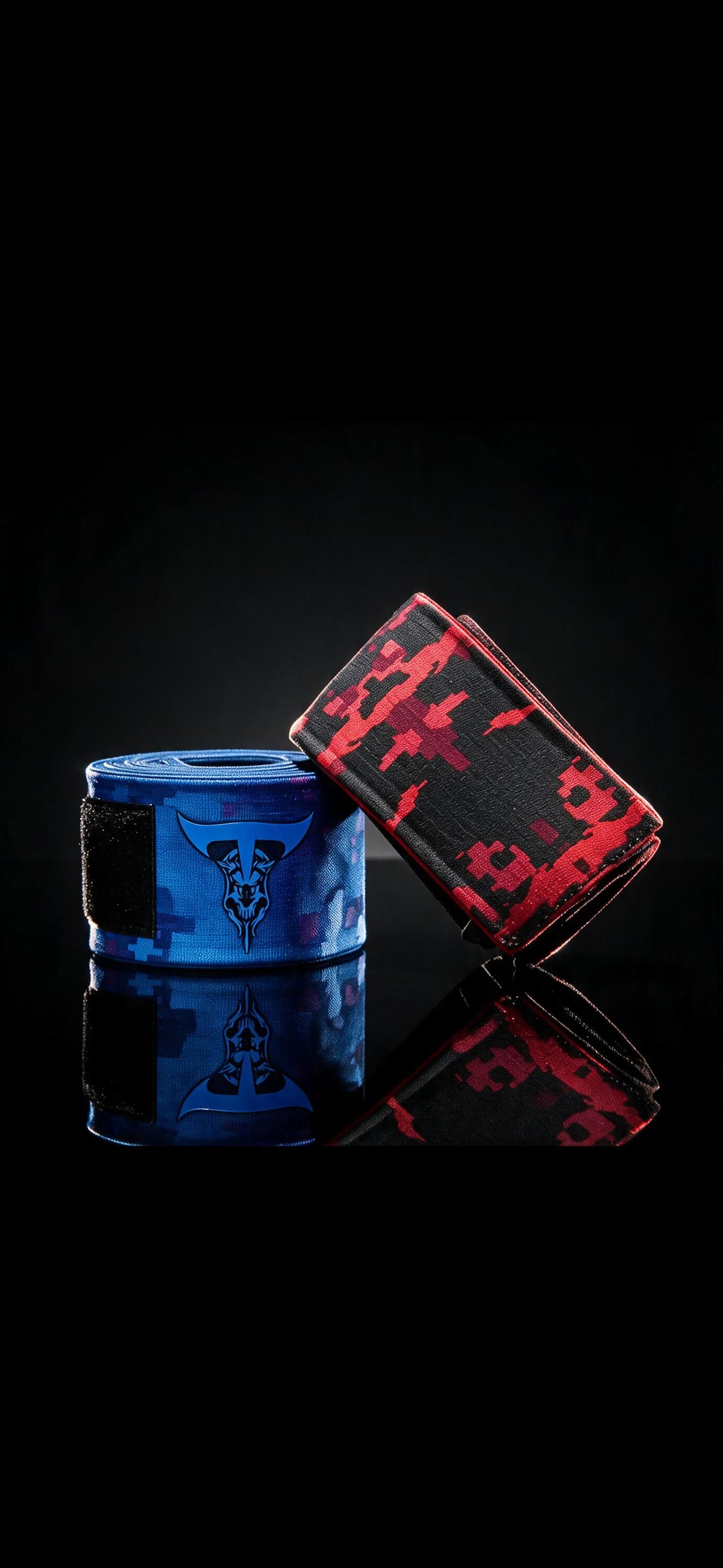 X5 Elbow Wraps Blue / Red